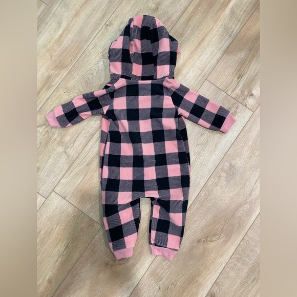 Carters 9 Month Fleece Hooded Zip Up - Picture 3 of 3